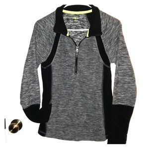 fleece half-zip
